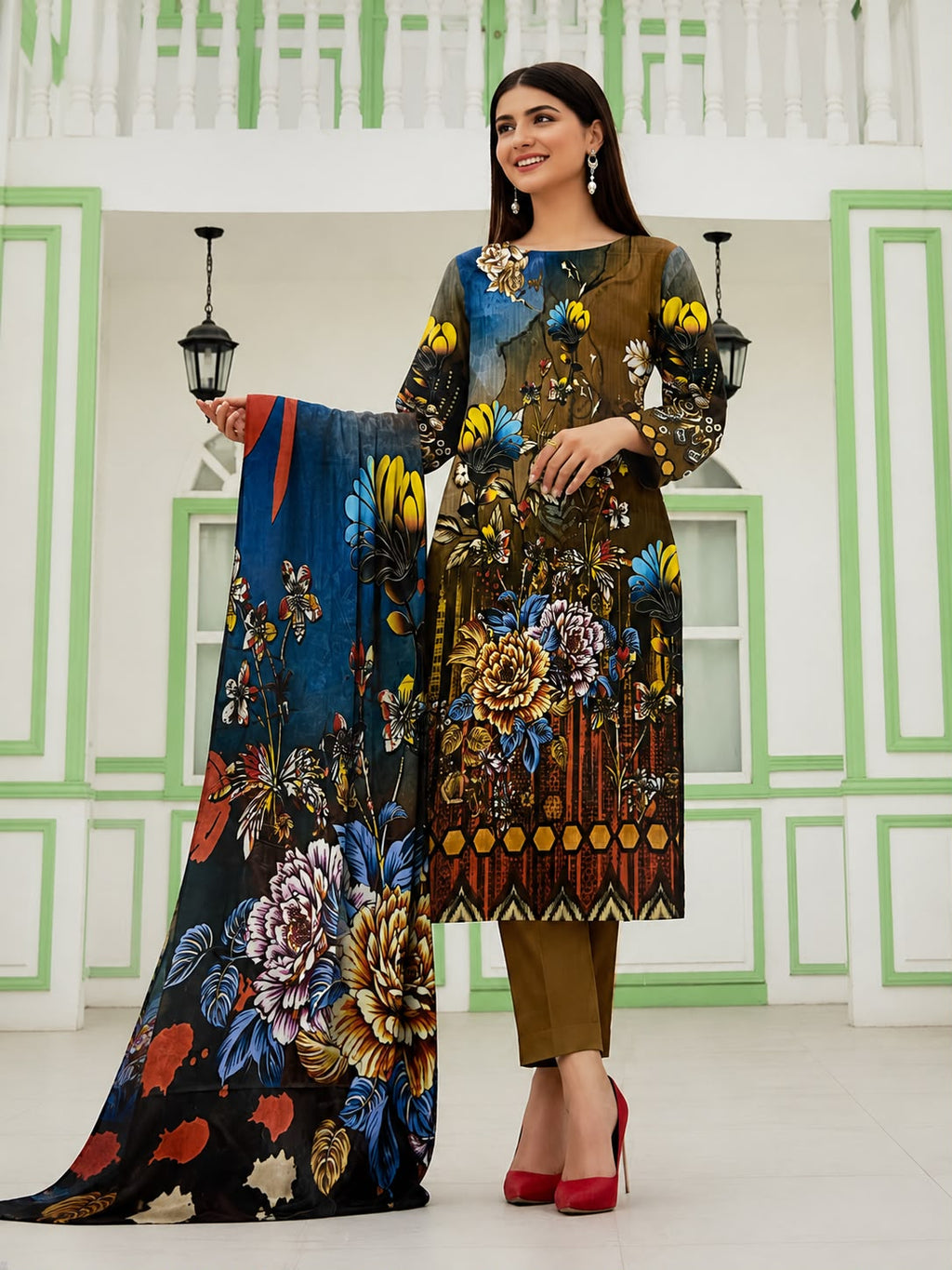 Fareha collection Stich suit